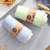 Bamboo Fiber Leak-Proof Tumbler: Portable Student Sports & Coffee Water Bottle