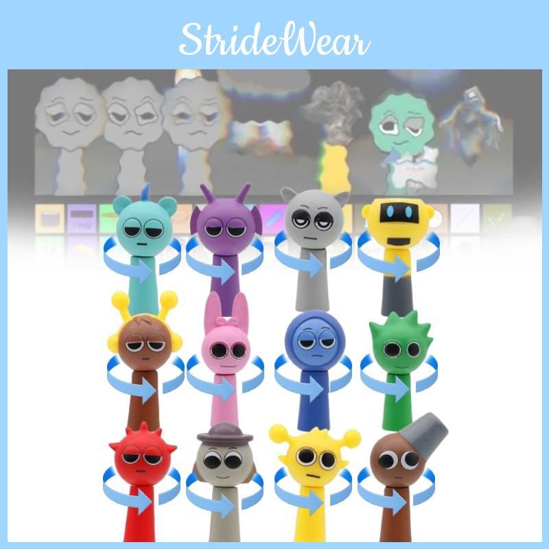 Character Sprunki The Model Toy Head Can Spin Cute Children Holiday Gift Figures