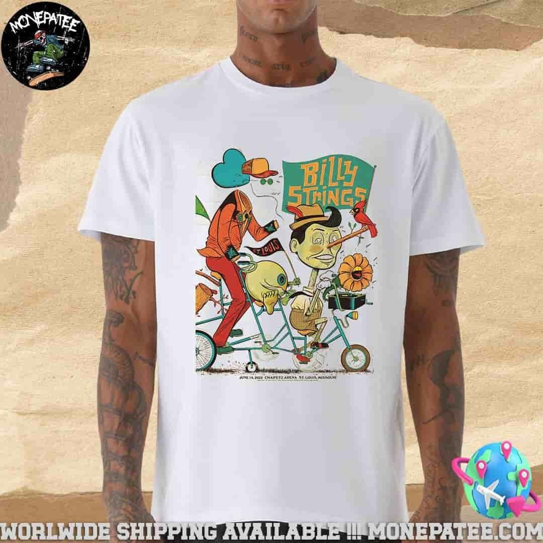 Billy Strings Concert Tee In St Louis Missouri On June 13-14 2026 At Chaifetz M