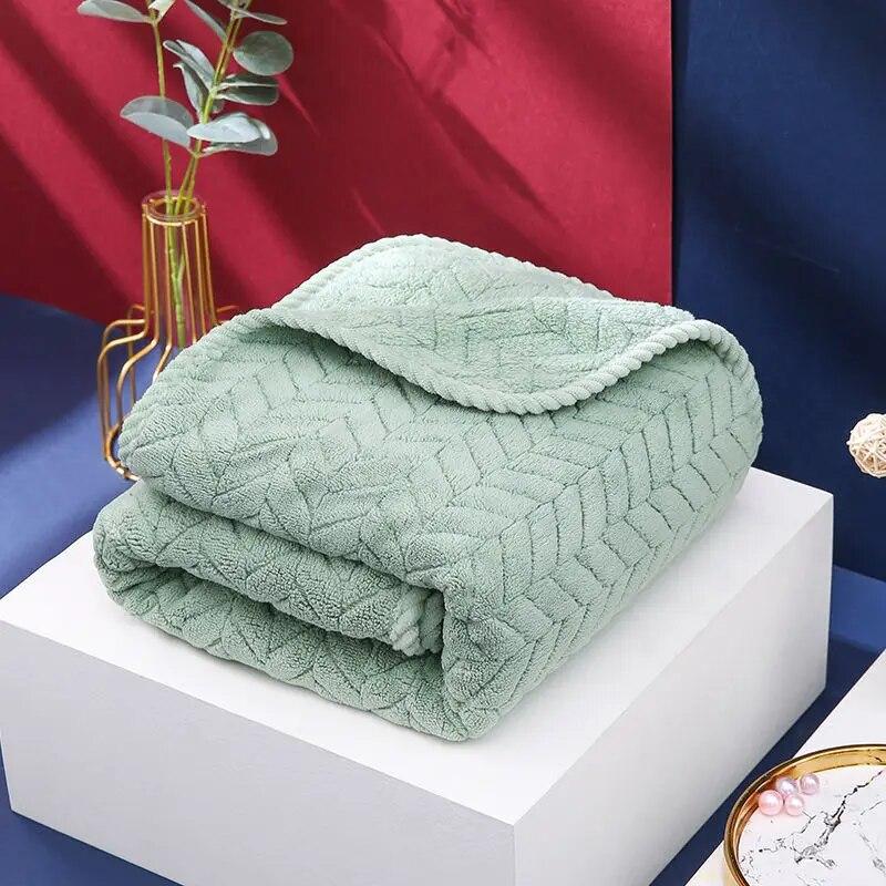 Thickened Towel That Won't Shed Fur, Coral Velvet Quick Drying Hair Towel, Water Absorbing Face Wash Towel