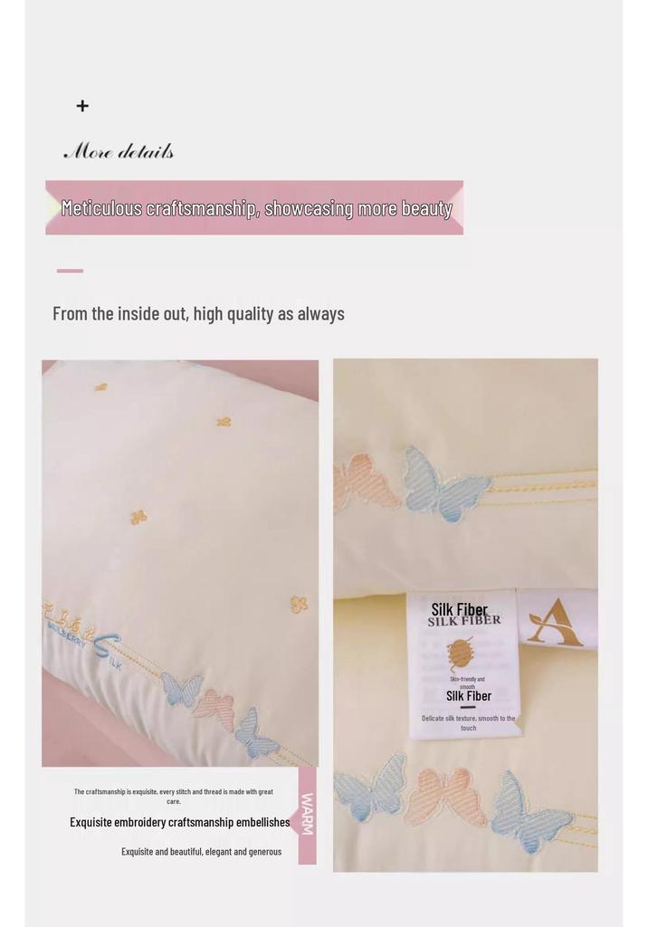 Class A 100% Cotton Ultra-Soft Pillow Pair - Neck Protection & Spine Support