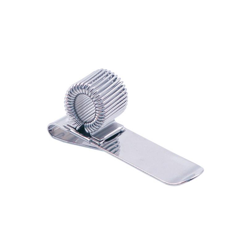 Cep Klipsli Tek Delikli Metal Yaylı Kalemlik Yaylı Döngü Doktor Hemşire Üniforması Kalemlik Defter Metal Kalem Klipsi