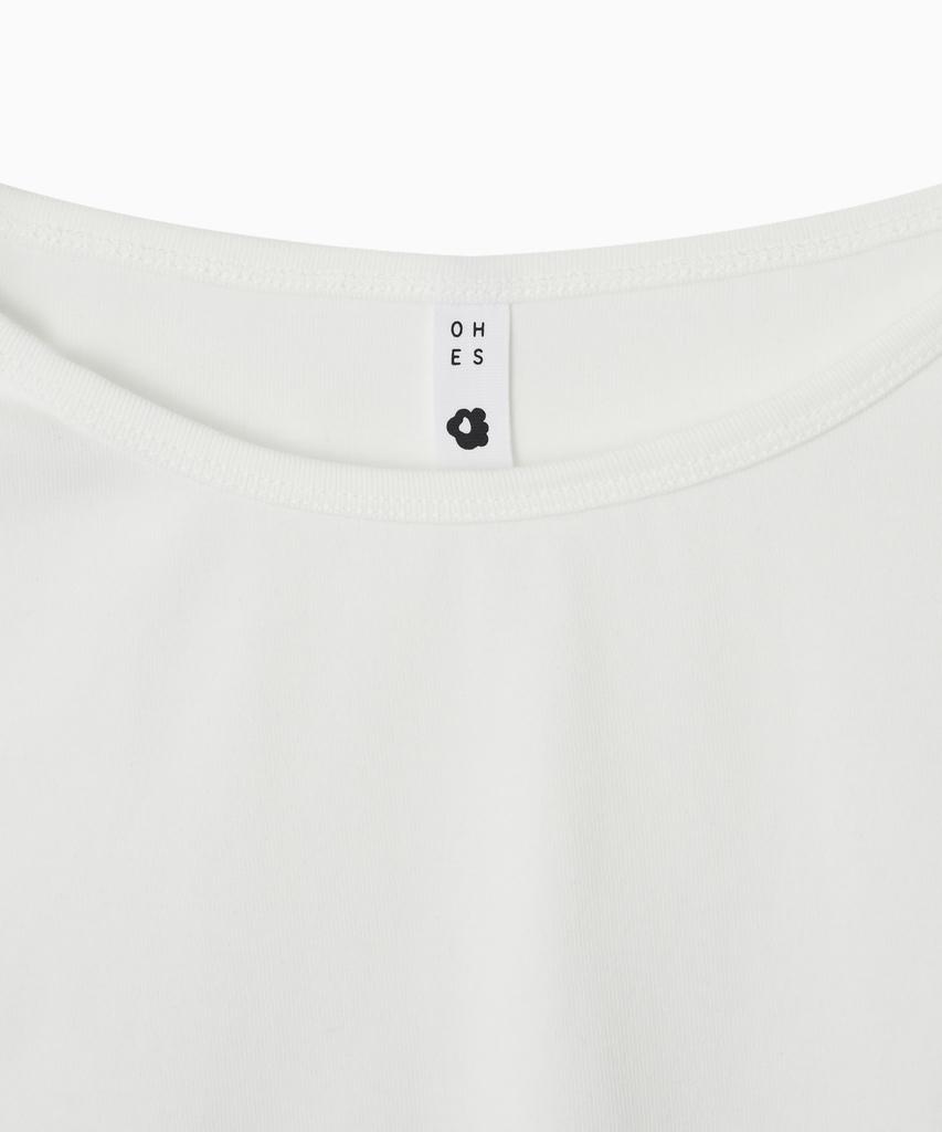 Ohesio Basic 3/4 Sleeve T-Shirt, White