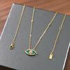 New Hot Brand Vintage Lucky Eye Women's Necklace Luxury Jewelry Set for Women Designer Pure 925 Silver Diamond Chain Bracelet
