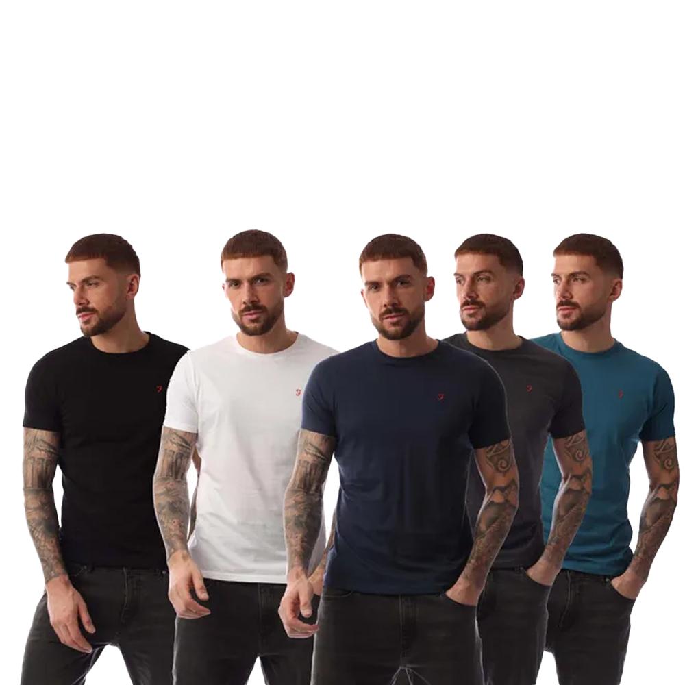 Farah Mens Fordham T-Shirt (Pack of 5)
