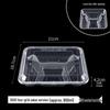 ZISIZ 1000ml Einweg-Meal-Prep-Behälter
