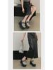 Women's Outdoor Platform Waterproof Slip-Ons - 11CM Heel, Large Size 2025 Summer Collection