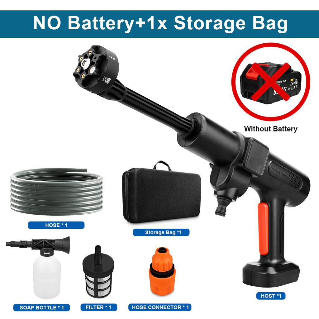 

3500W 6-in-1 Handheld Electric Car Wash Water Gun Portable Garden Spray Gun Brushless Cordless High Pressure Car Washer