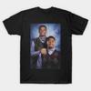 Men Black Print T-shirt Gabriel &Amp; William Saliba No-Cut Transfer Paper Print Cotton Tshirt