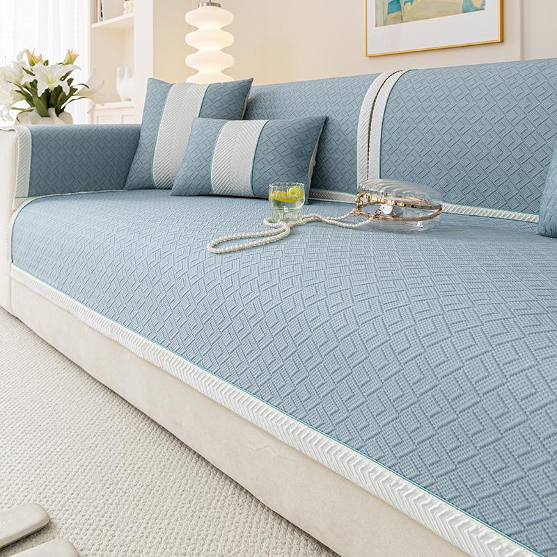 

Прохладный бамбуковый коврик для дивана, высококачественная нескользящая подушка для дивана, крутой дышащий чехол для дивана, ткань, спинка, полотенце 70*70cm