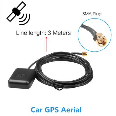 GPS Antenna Car Signal Strengthen GPS Receiver SMA Connector 3 Meters Cable 1575.42MHz Moto Auto GPS Navigation Antenna Base