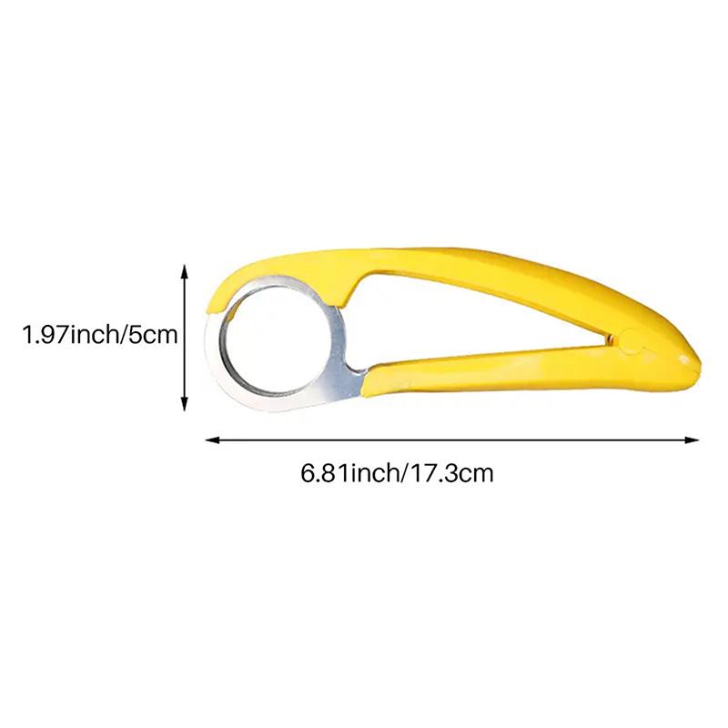 Banankutter i rustfritt stål Bananfruktdeler Skinkepølsekutter Fruktknivartefakt Banankutterverktøy
