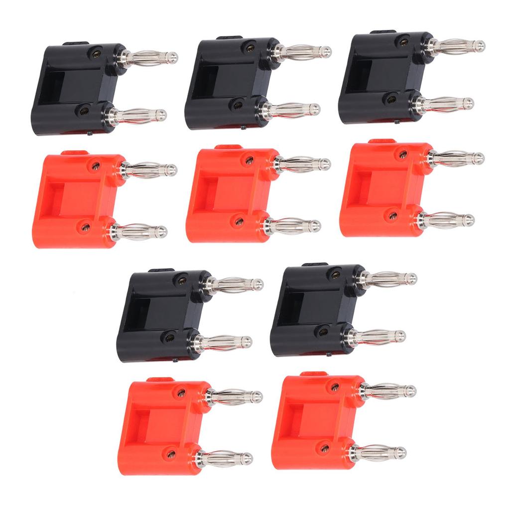 5 Satz Doppelte Bananenstecker Messing PE Lötfreie Laternen-Bananenbuchse für Elektronische Geräte Wohnmobil