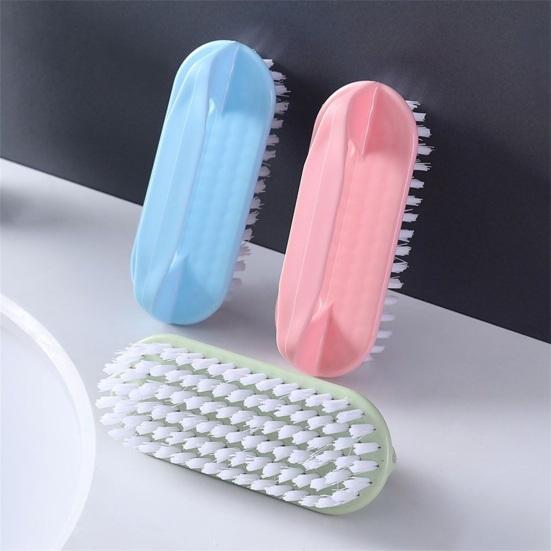 Čistiaca kefa Mäkké dlhé štetiny Ergonomická rukoväť Plastová Kefa na čistenie oblečenia, tenisiek, podláh Kefa na čistenie špár a drážok pre domácnosť