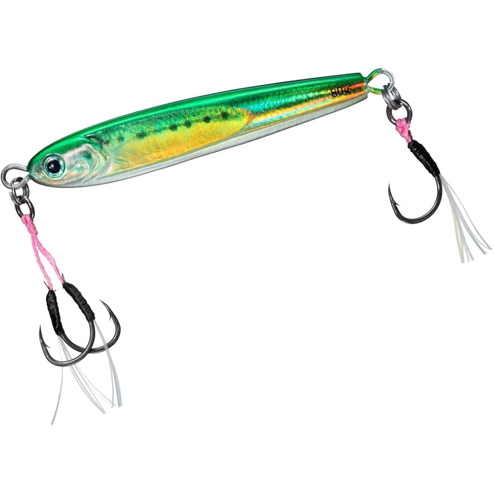 Daiwa TG Bait SLJ 45F Green Real Mackerel 45g Tungsten Jig Fishing Lure Flash Green Gold