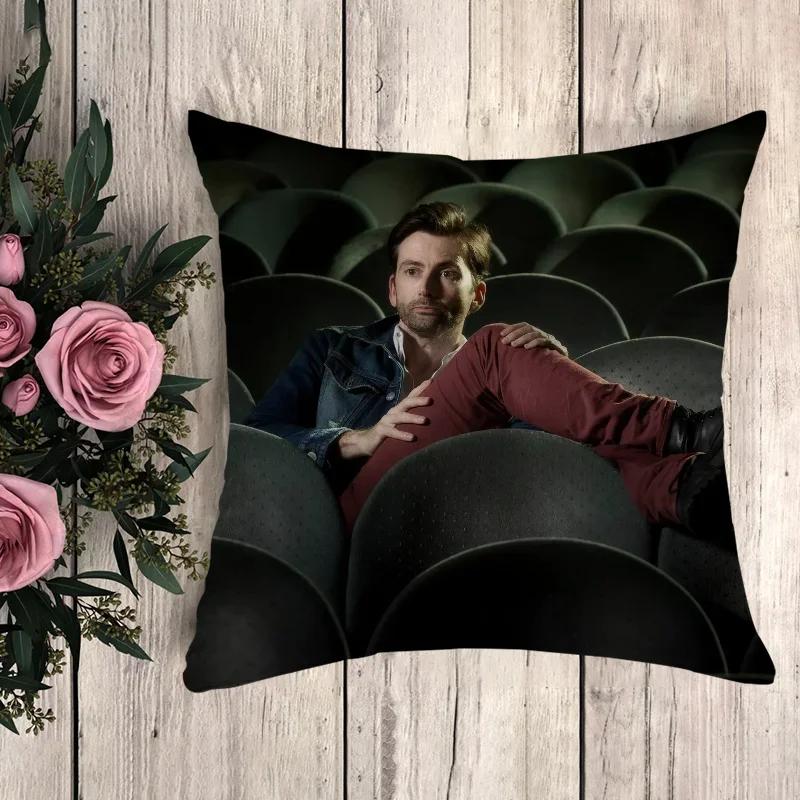 Anime Pillow David Tennant Cushion Cover X Decorative Pillowcases For Pillows X Pillowcase Car Decoration Fall Decor