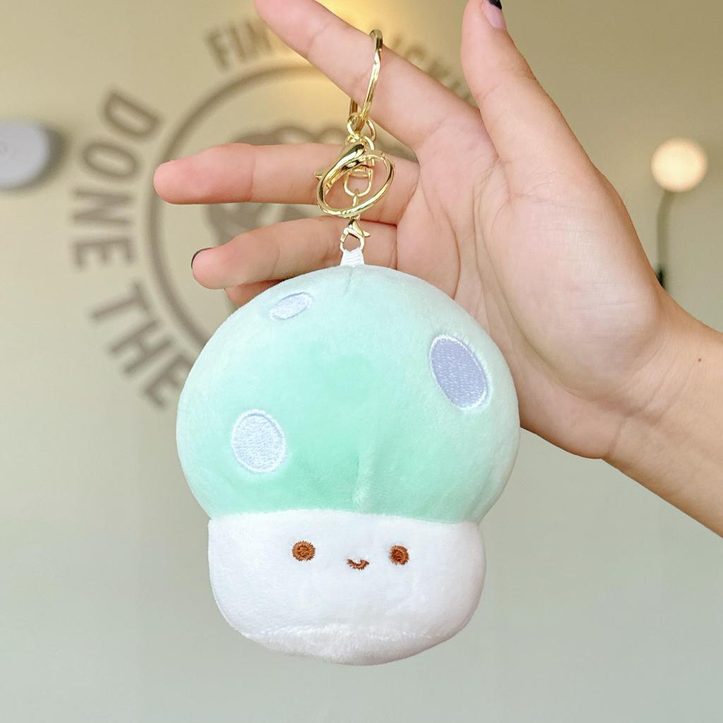 Mushroom Plush Pendant Toy - Claw Machine Prize, Street Stall Gift, Wedding Ring Toss Doll