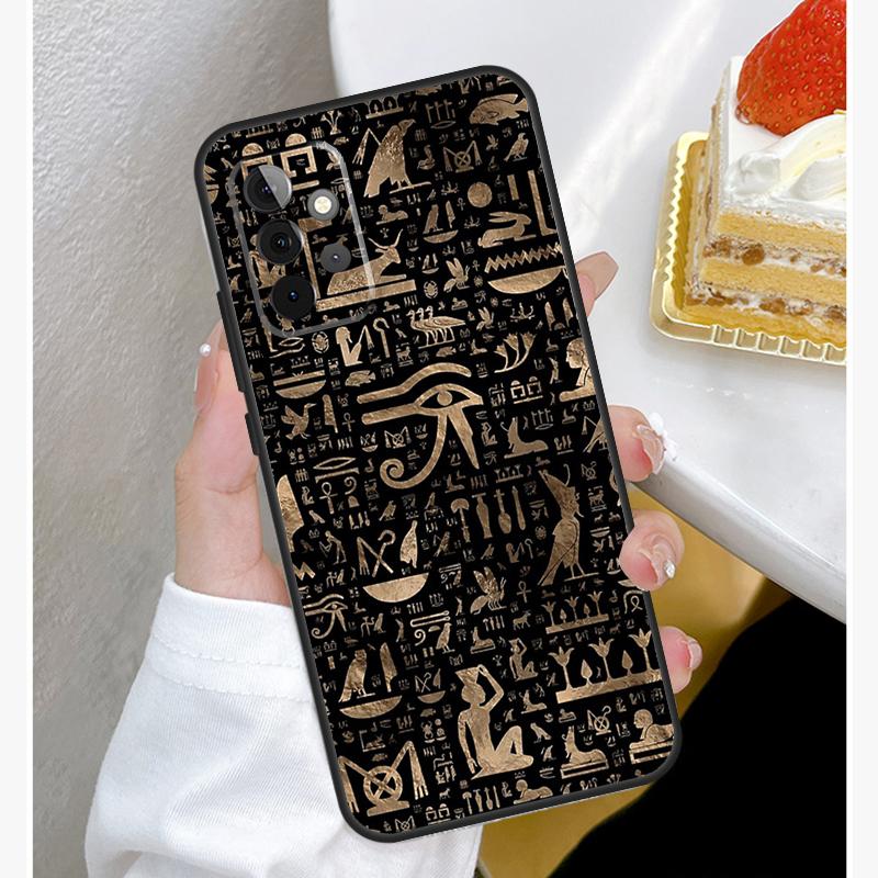 Sacred Eye of Horus Egypt Fresco Case For Samsung Galaxy A53 A33 A23 A13 A15 A25 A35 A55 A54 A34 A14 A51 A12 A32 A52 Cover
