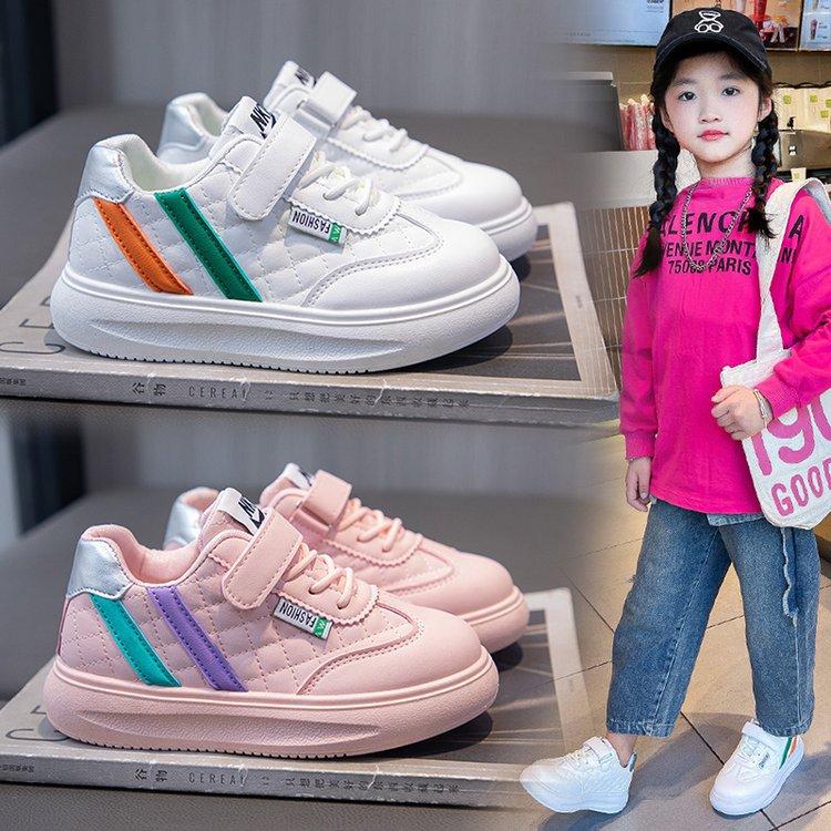 Classmates new large, medium and small children's sports shoes, primary school shoes, soft-soled thick-soled running board shoes