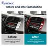 Central Control Button Real Soft Carbon Fiber Sticker LHD RHD For Fiat Bravo 2006-2011 2012 2013 2014 2015 2015 2016 2017 2018