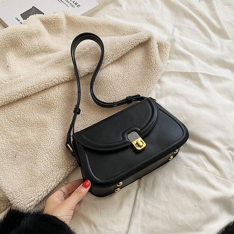 

Stylish Vintage Pu Leather Bag For Women In Coffee Black Green And Brown Colors For Everyday Use