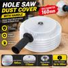 Transparent Elastic Hole Saw Dust Cover for Woodworking and DIY