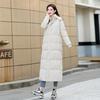 Extended Over-the-knee Cotton-padded Jacket Women's Winter New Cotton-padded Clothes Korean Loose Students Hooded Ankle Winter Coat