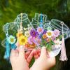 20Pcs DIY Transparent Dried Flower Bookmarks Exquisite Design Creative Floral Plant Clear Bookmarks Decorations