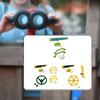 1 Piece Telescope Toy Playground Accessories Kids Pretend Educational Learning Realistic
