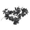 175cm Halloween Rose Leaf Vines Black Halloween Garland Artificial Rose Vines  Home Decor
