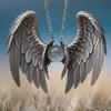 The New Ghost Wing Crystal Retro Necklace Is Fashionable, Unique and Personalized. It Is An Aged Pendant and A Pendant Accessory