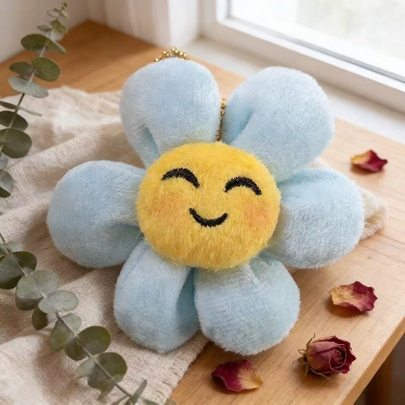Latest Sunflower Pendant Kawaii Stuffed Plush Toy Handmade Doll Cartoon Anime Fun, Warm, Cute Birthday Gift Doll