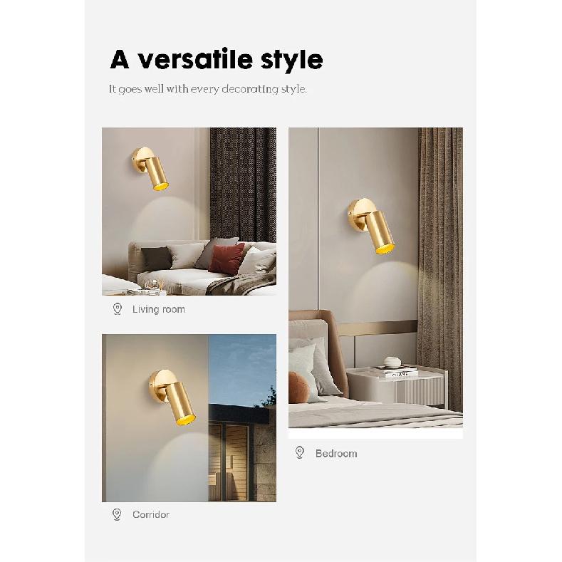 Long Ye LED Wall Light Spotlight Reading Light Bedside Lamp Modern Indoor Lighting LED Lights Adjustable Wall Lamps 5W HomeDecor