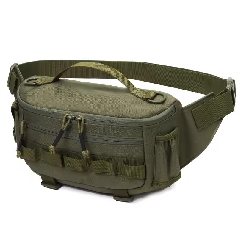 Fishing Chest Waist Bag Tactical Outdoor Travel Sports Fishing Lure Bags Hunting Camping Hiking Cycling Pack Rig Pouch