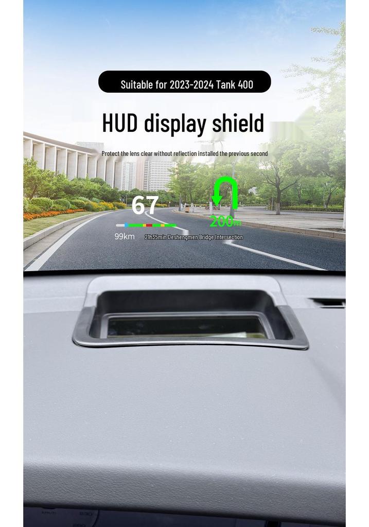 Tank 400 HUD 2023-24 Dustproof High-Definition Protective Lens Cover