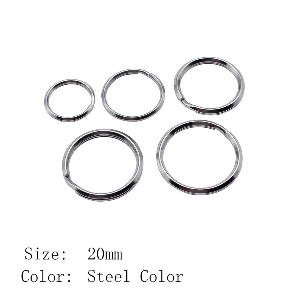 

Фурнитура для украшений на День святого Валентина Кольцо для ключей 30 мм 4 размера 2 цвета Аксессуары Детали Biz Аксессуары Детали A13-10pcs-20mm-Steel