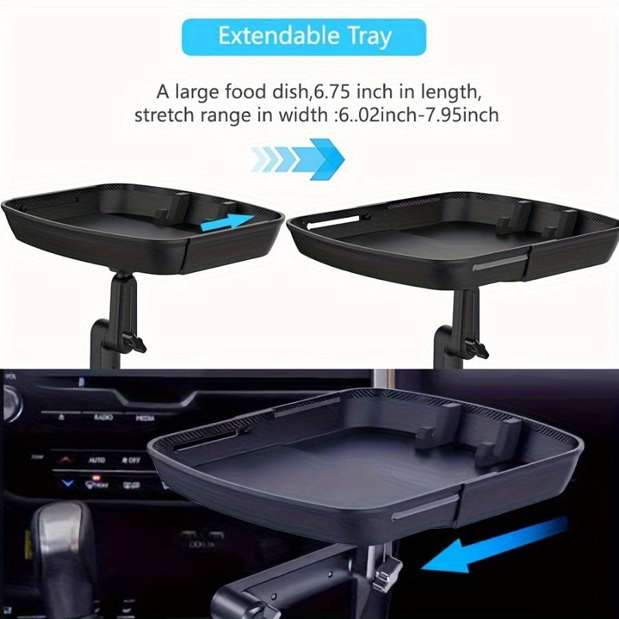 Cup Holder Tray Table Adjustable Car Snack Tray Multifunctional Desk Holder Phone Cup Car Holder Food Drink Stretchable