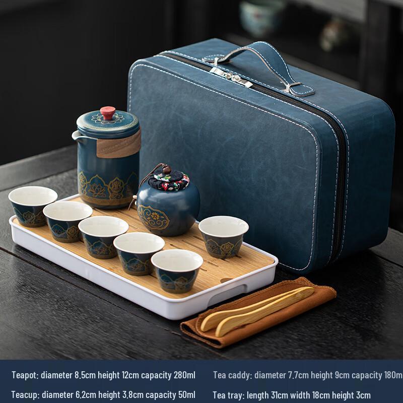 Portable Ceramic Chinese Travel Tea Set