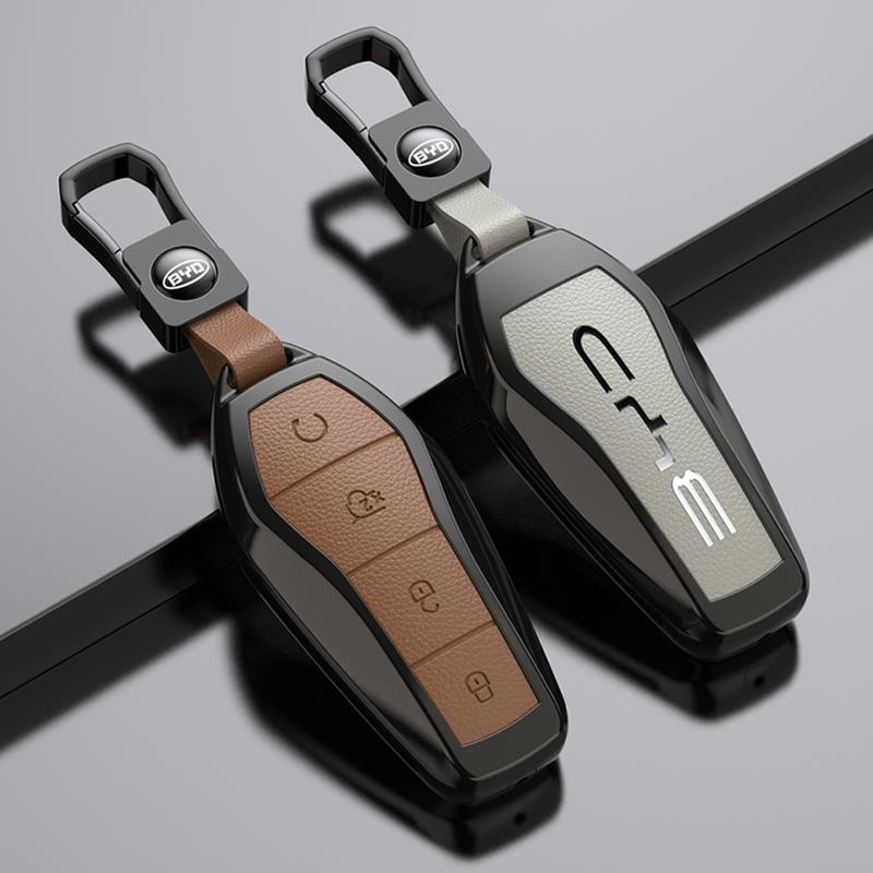 Applicable For BYD Qin PLUS Key Cover key Case Seal 06 Dolphin W Seagull Qin L Han DMI Tang Song Pro Yuan Cladding Buckle