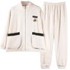 Pajamas Women'S Winter Coral Fleece Thickened Fleece Women'S Autumn And Winter Flannel Large Size Women'S Winter Warm Homewear