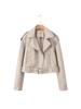 2025 Autumn/Winter Retro Fashion Women's Short Motorcycle Jacket