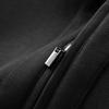 Dibenze Men's Plus Size Fall Half-Zip Polo Sweatshirt