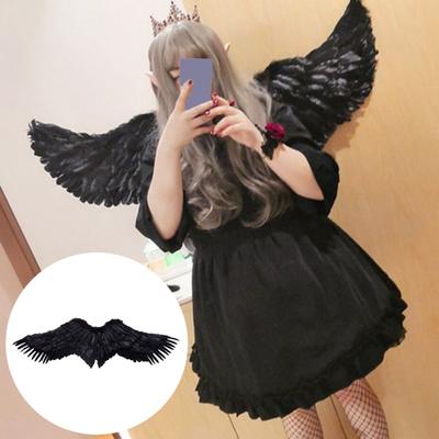 Angel Wing for Men Women Handmade Feather Wings Cosplay Costume Prop Halloween Party Stage Show Accessory
