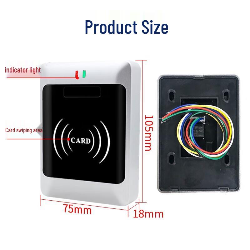 Realand X12C Waterproof IC Card Access Control System CN Plug (adapter Included)