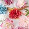 100 Stück Künstliche Pfingstrosen Hochzeit Brautparty Weihnachten Heimdekoration Gartenbögen DIY Geschenkbox Heißer Verkauf Blumenkopf