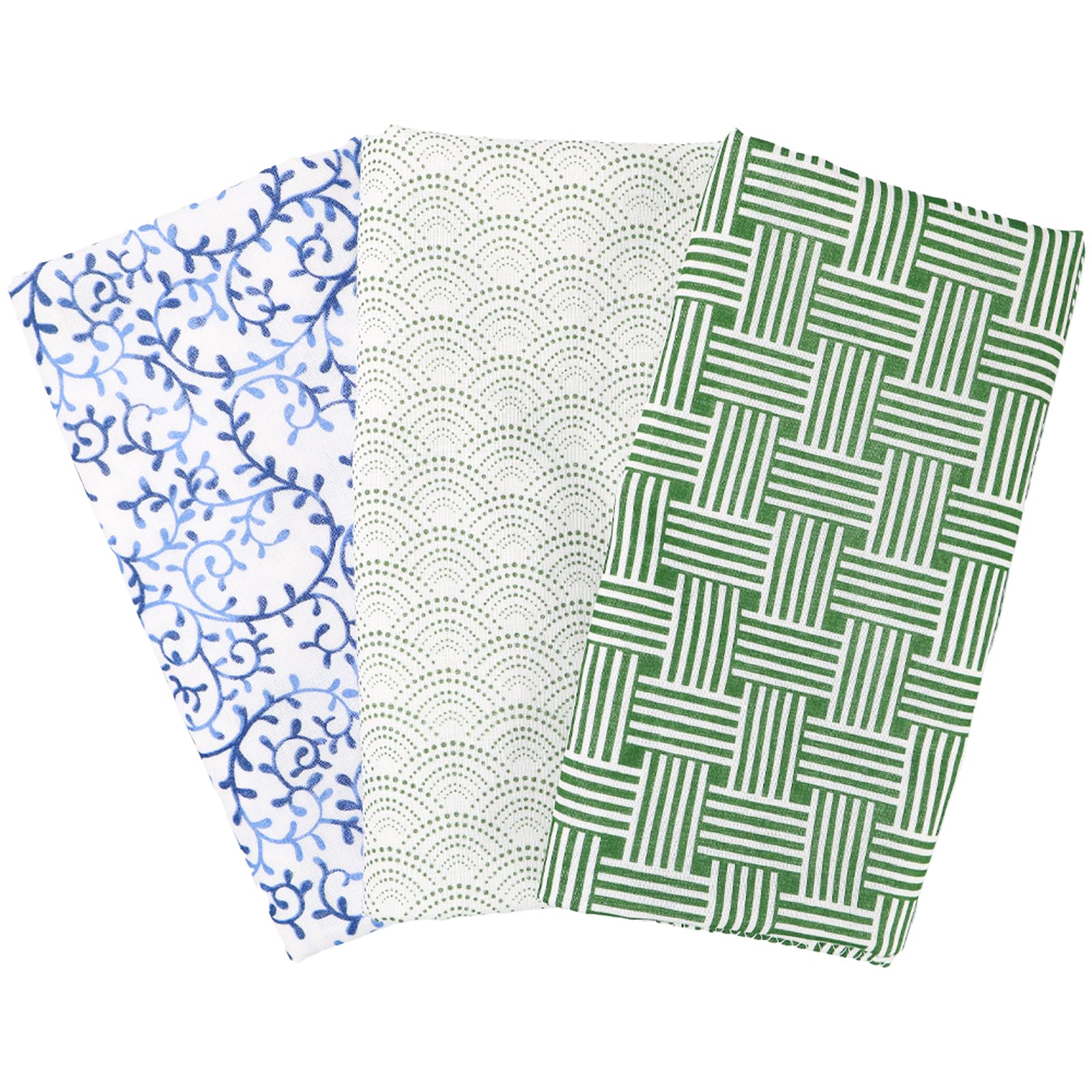 

Cluster Tenugui Washed Gauze with Finish Check and Octopus Pattern Set of Japanese-made (Tenugui) Double-Layered Anti-Fray [Ajiro / 3]