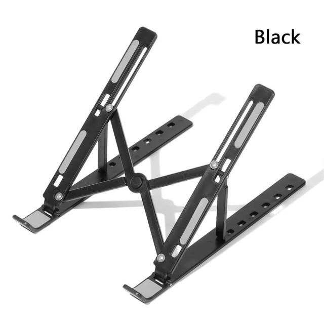 Portable Laptop Stand Foldable Support Base Plastic Notebook Stand for Computer Laptop Holder Cooling Pad Riser