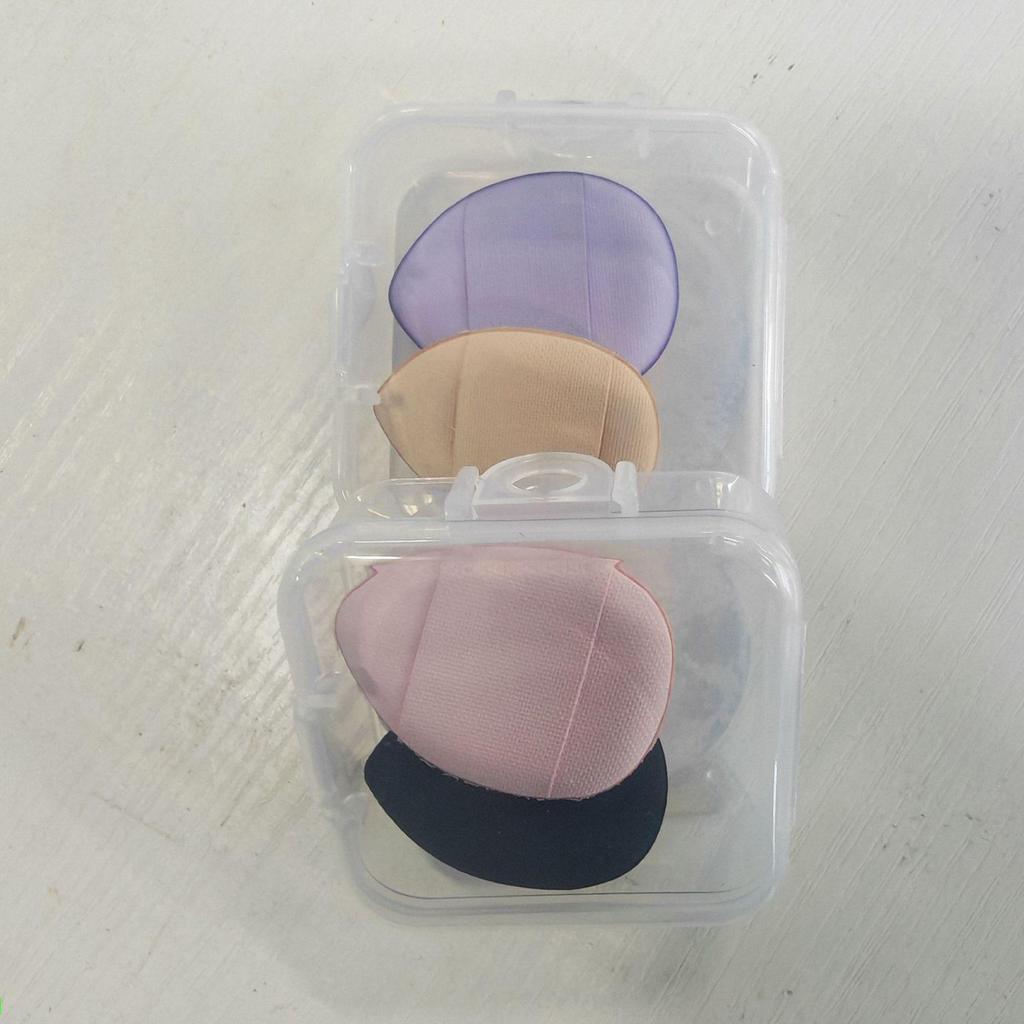 Mini-Fingerpuderquaste, Dual-Use-Make-up-Applikator für Nass- und Trockenanwendungen