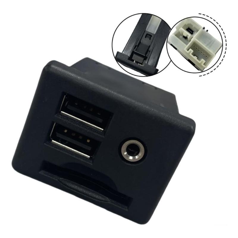 USB Port Jacks Card Interface 13581213 13599454 13581210 for ATS Center Console Auxiliary Jacks Replacement