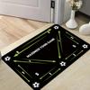 Esterilla de Entrenamiento de Fútbol Almohadilla de Práctica de Juego de Pies de Fútbol Alfombra de Entrenamiento Antideslizante para Gimnasio en Casa Maximiza Tu Juego Alfombra Decorativa para Dormitorio